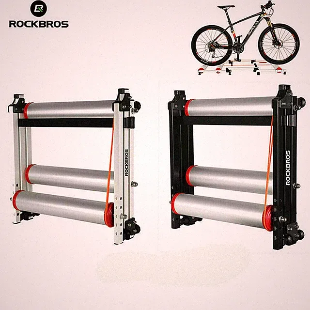 ROCKBROS Bike Rollers Foldable Indoor Cycling MTB Bicycle Roller Trainer 16-29"