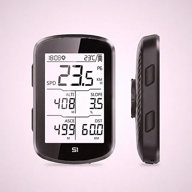 S1 Entry Level GPS Bike Computer Wireless, Laminated 2.8" Screen, Ultra Thin and